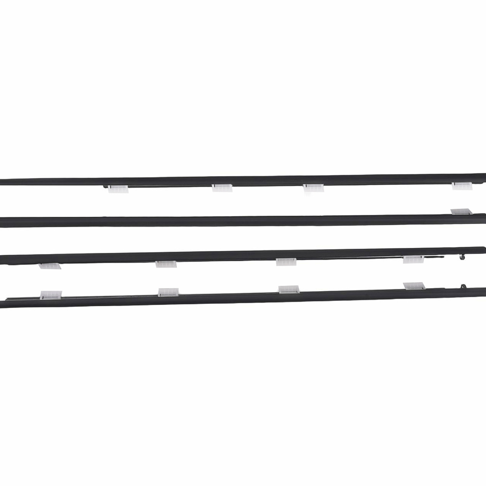 Door Window Belt Seal Set for Honda Civic DX 2001-2005 72410-S5A-003 4 Pieces