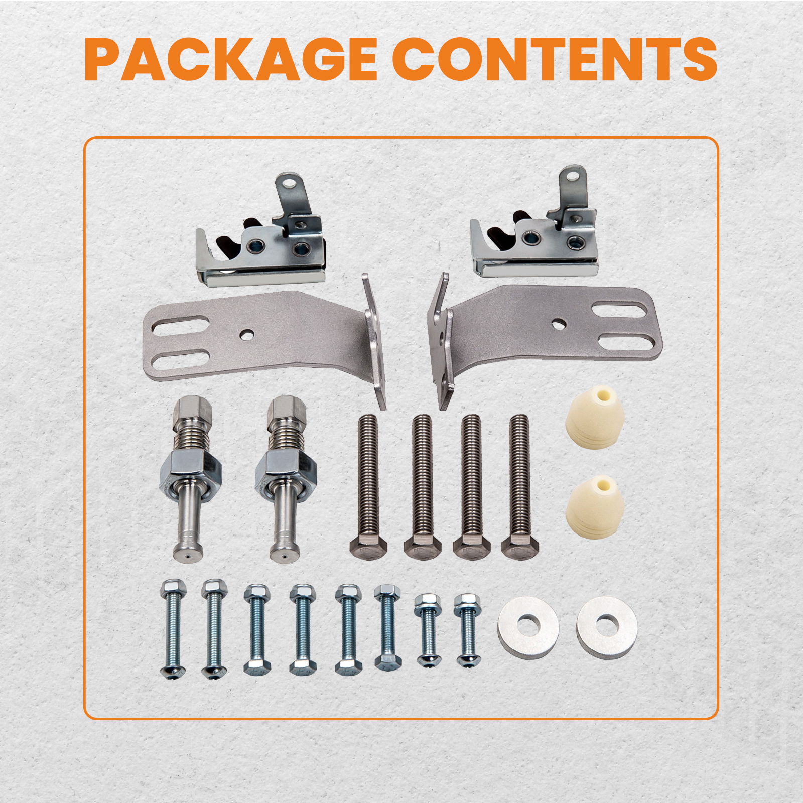 Front Door Slam Latches Kit w/ Hardware for Polaris UTV RZR4 900