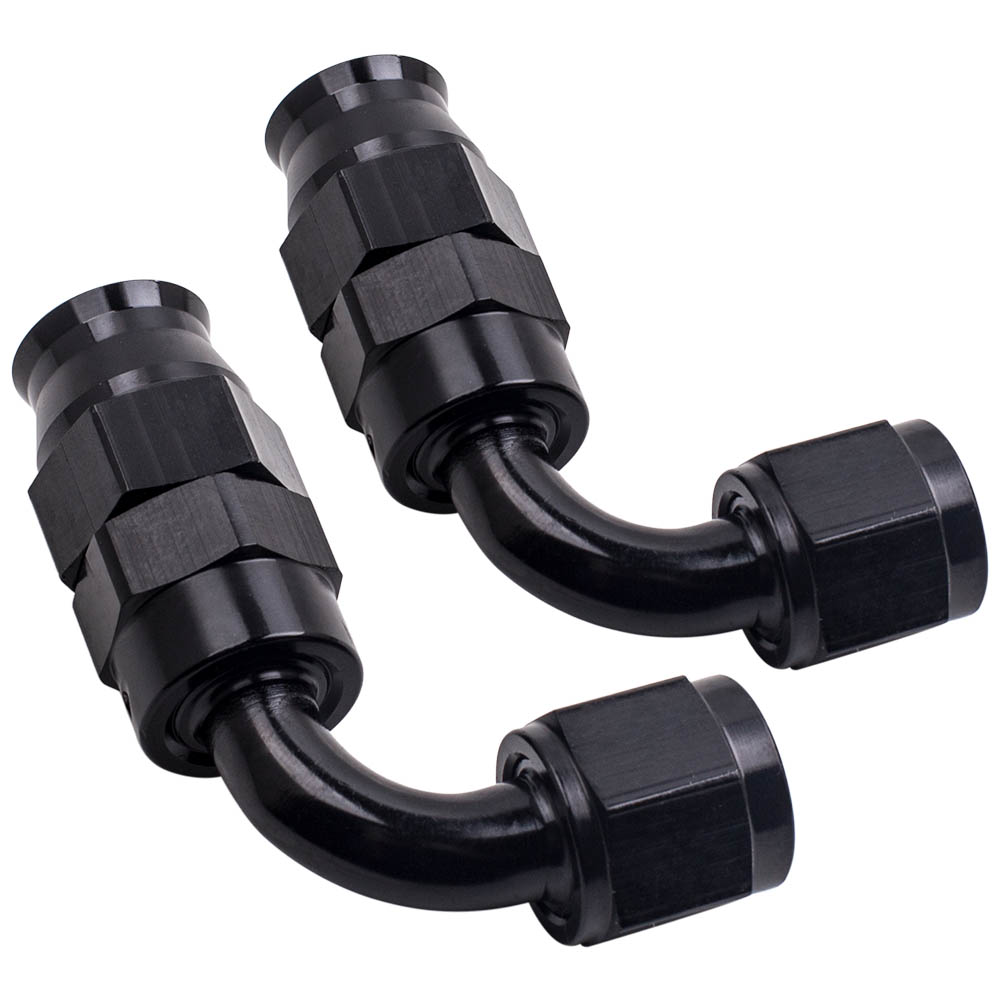 New AN6 Braided PTFE E85 Ethanol Oil Line Fuel Hose End Fitting 20FT 6 Meters