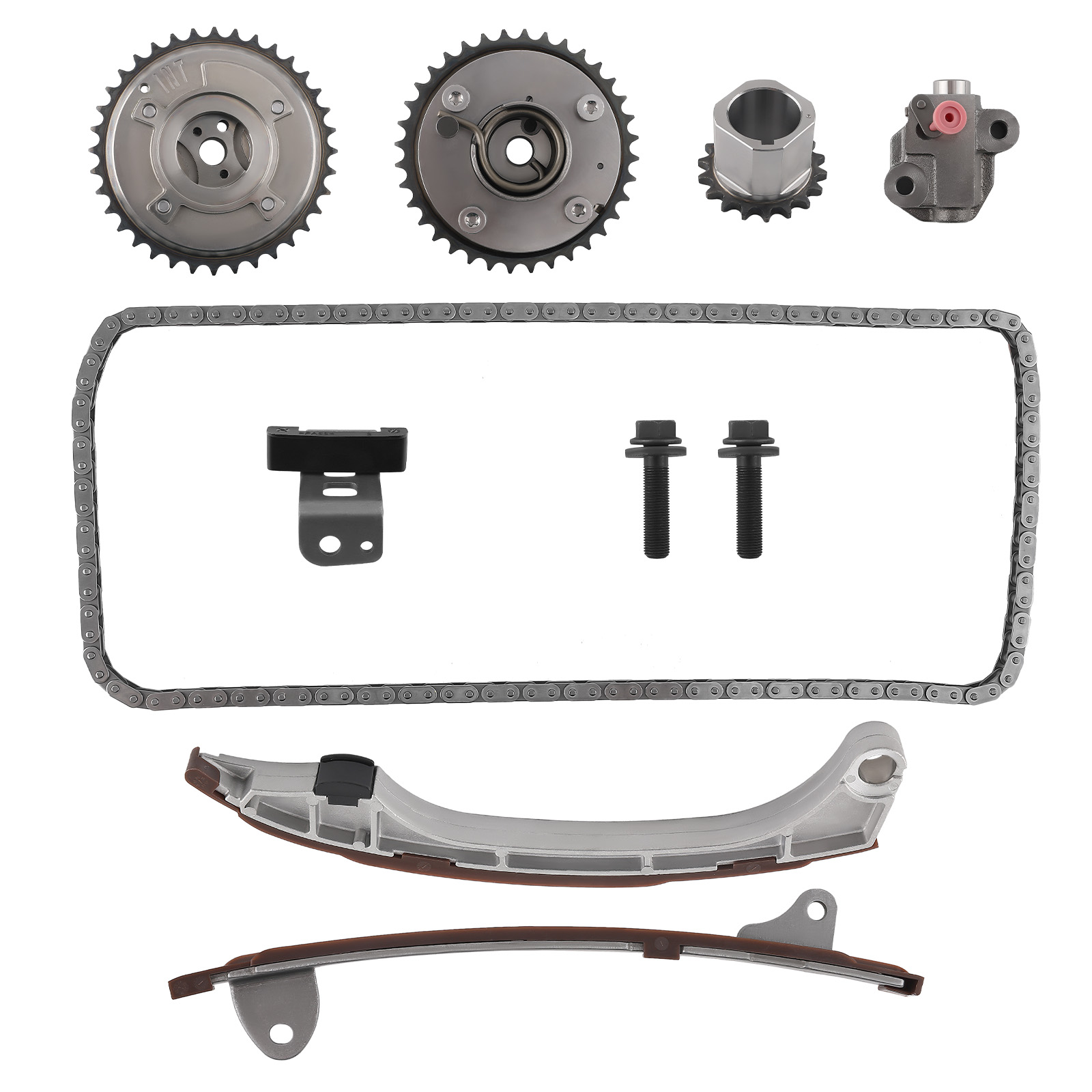 Timing Chain Kit w/ Intake & Exhaust VVT Gear For Toyota Camry 2.5L 2010-2014