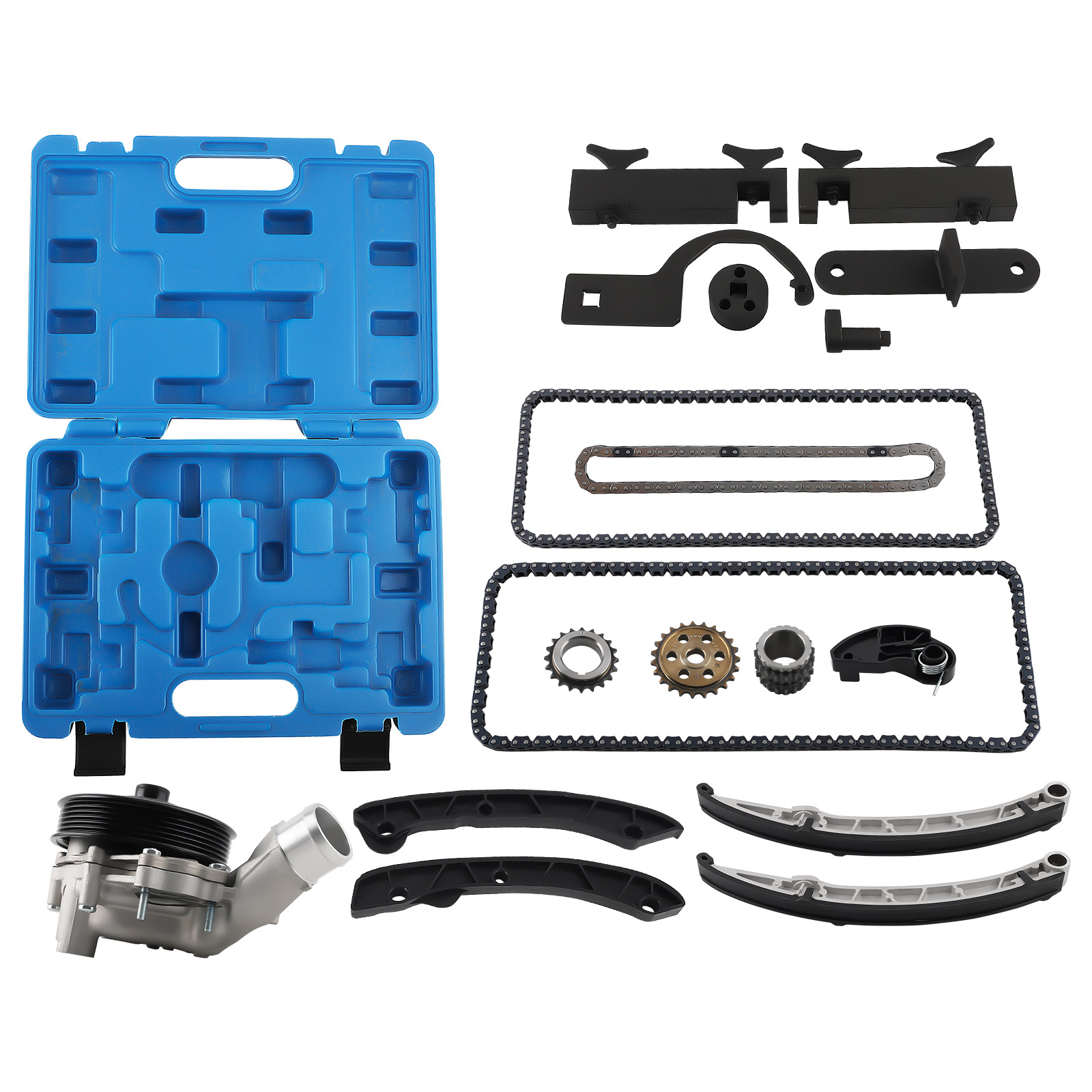Timing Chain Kit Water Pump Tool VVT For Land Rover Range Rover LR4 AJ133 5.0L