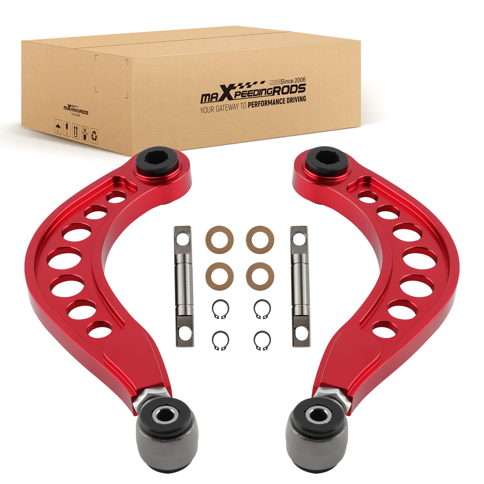 Adjustable Rear Upper Camber Arm Kit +/- 3 For Honda Acura CSX-S 2006-2015