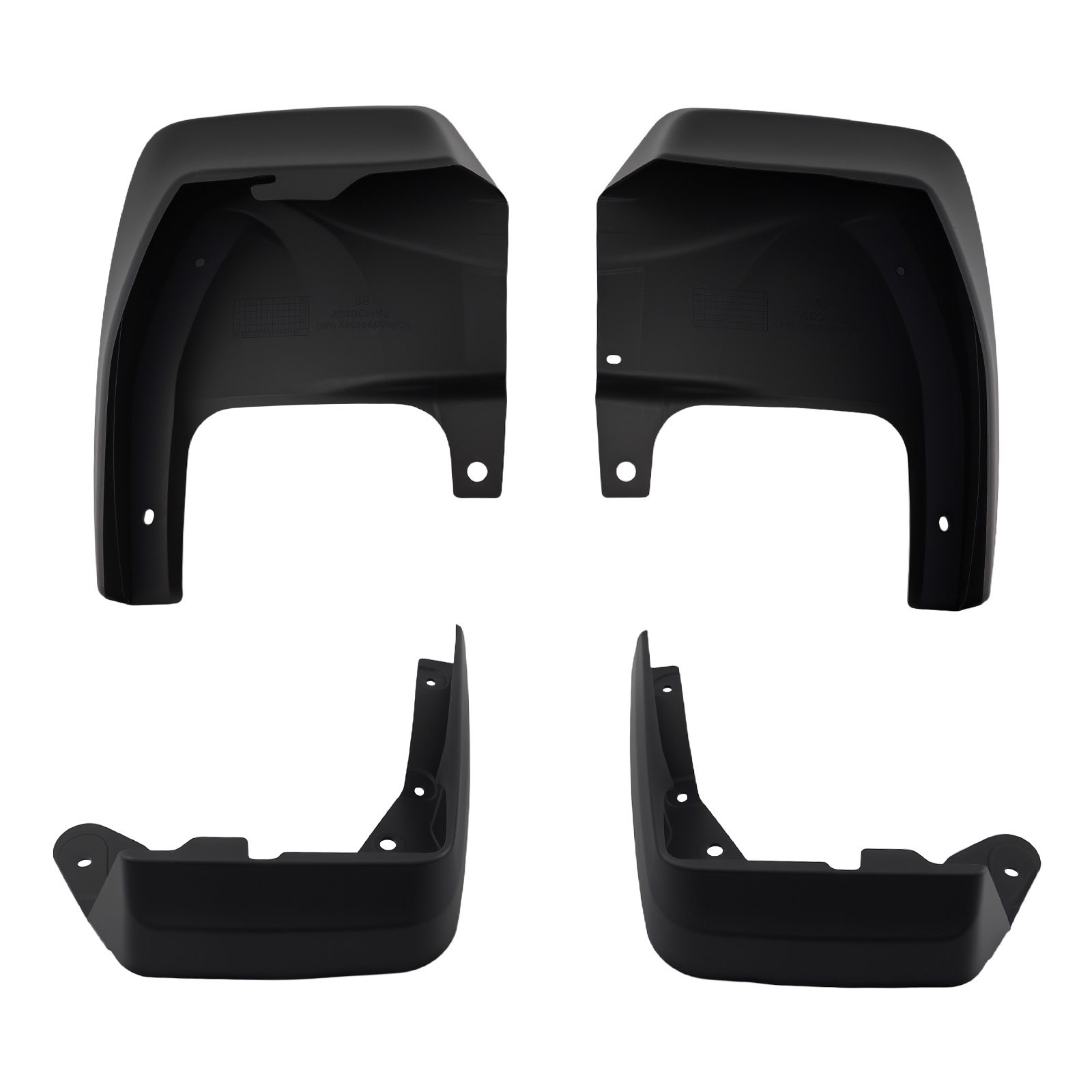Anti-Splash Mud Guards for Honda Odyssey 2014-2017 V6 3.5L 08P00-TK8-100B 4PC
