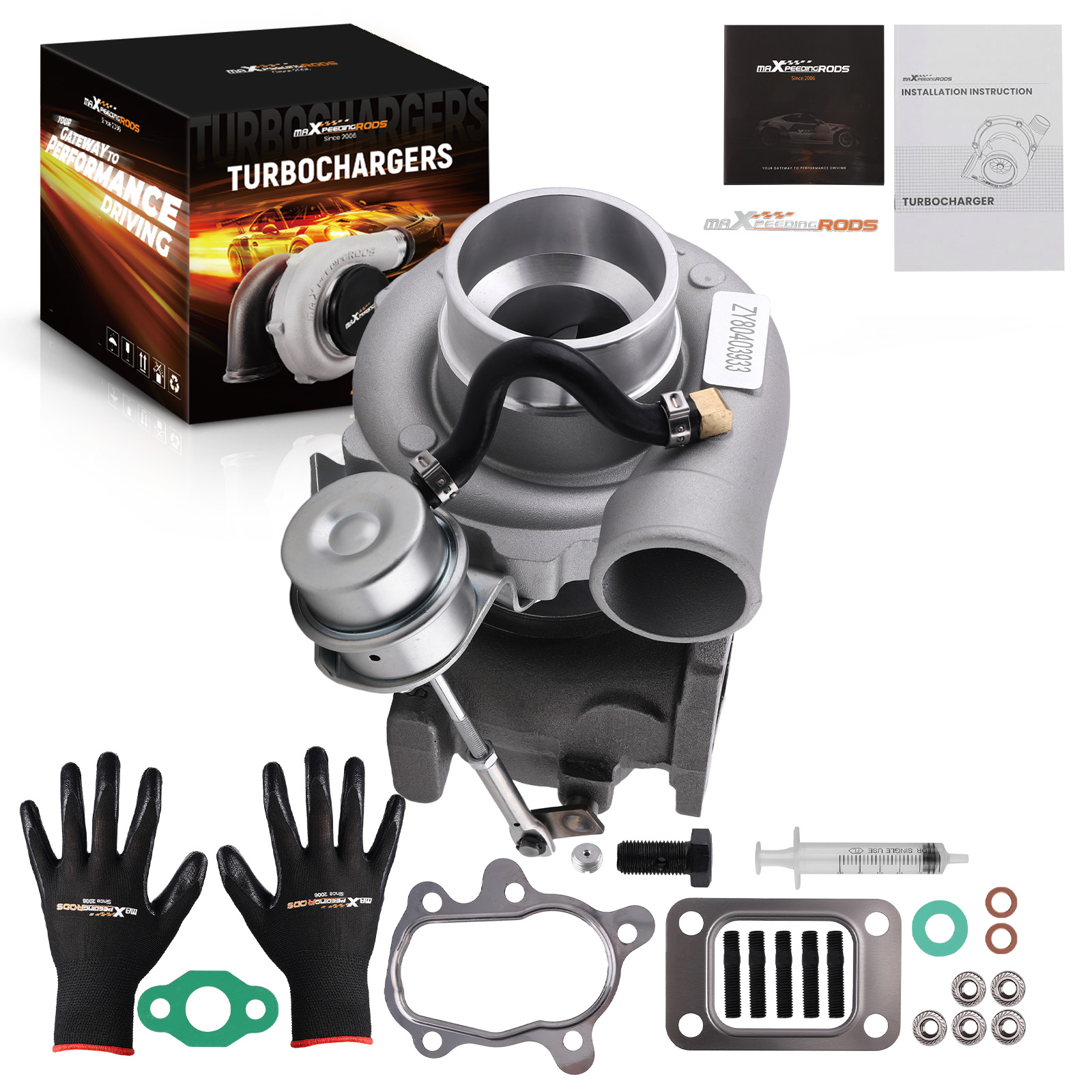 GT25 GT28 T25 T28 GT2871 Universal Turbo Turbocharger Water Cooling AR .64