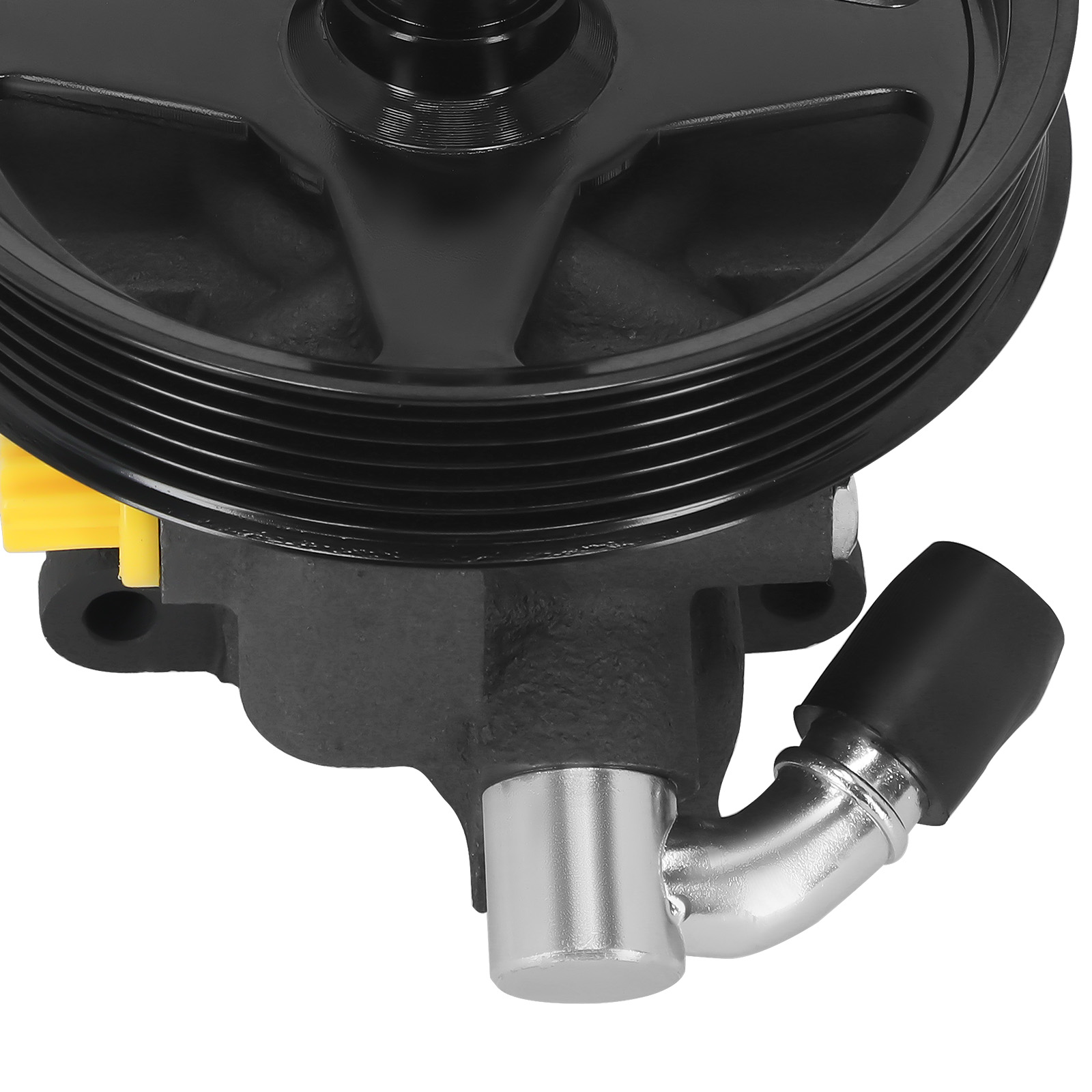 Power Steering Pump w/ Pulley For Ford Expedition 03-06 F-150 V8 4.6L 5.4L 05-08