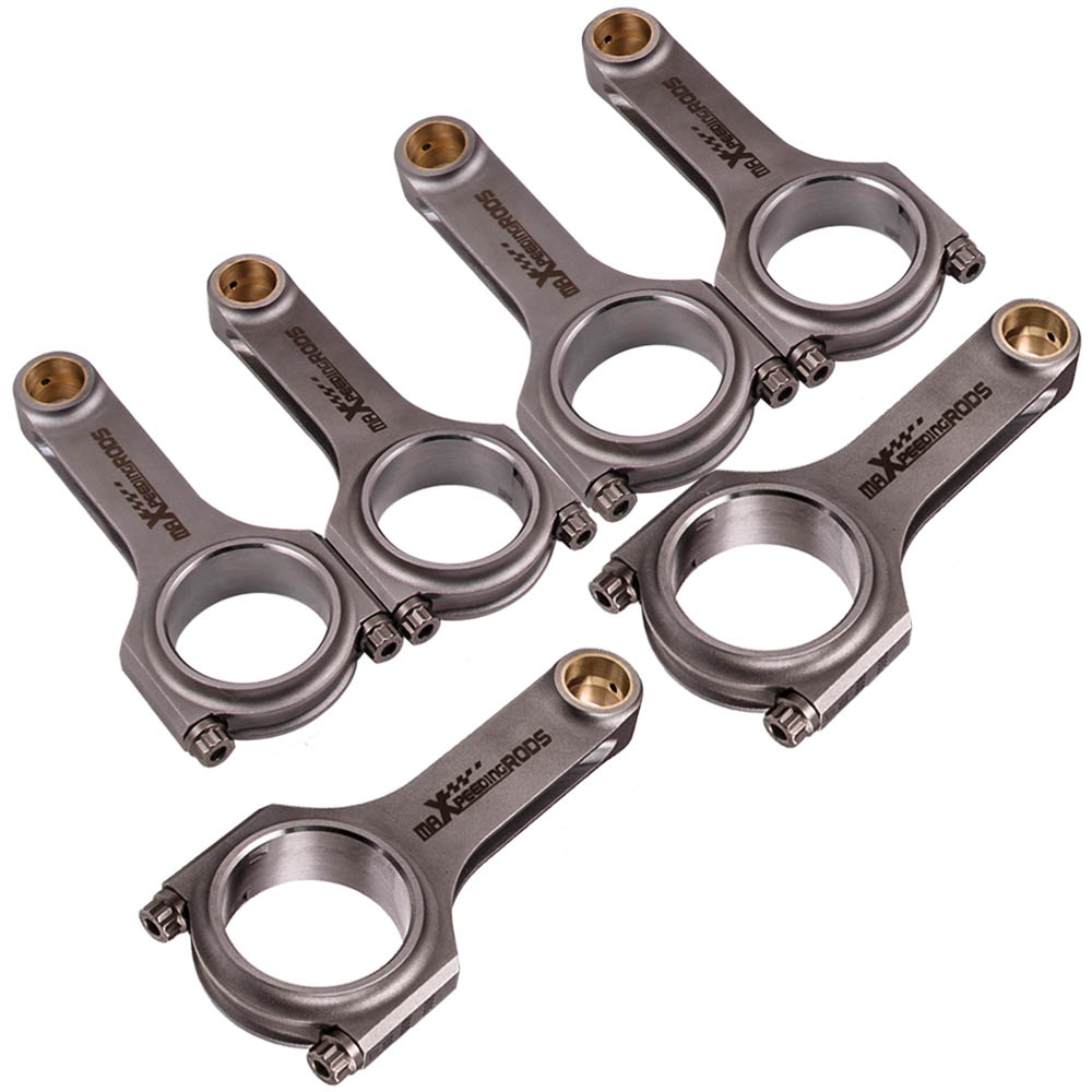 H-Beam Connecting Rods For BMW 3 5 7 Series 328i 528i E36 E46 M52B28 ARP 135mm