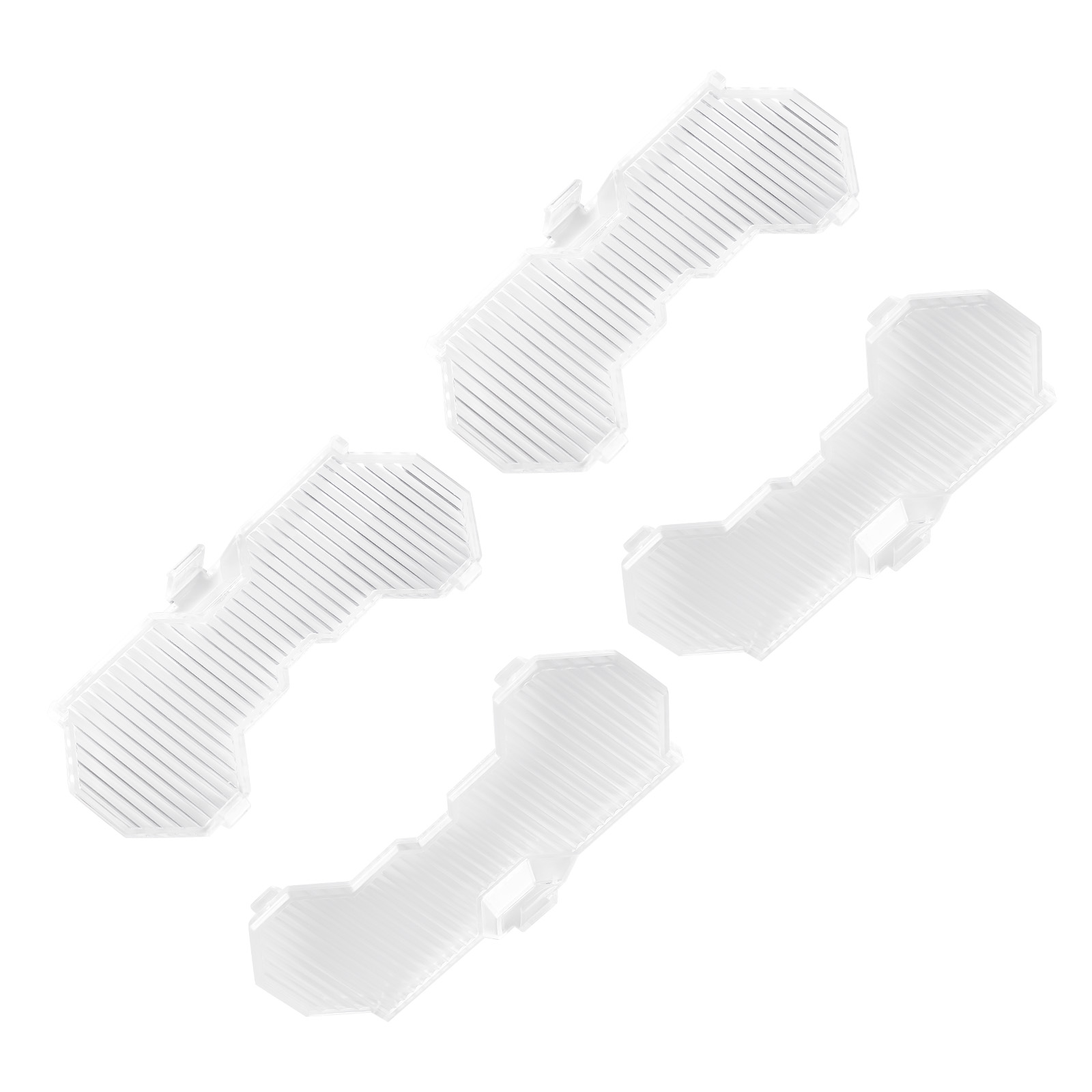 4Pcs Transparent Flood Light Cover For Maxpeedingrods Driving Lights Waterproof