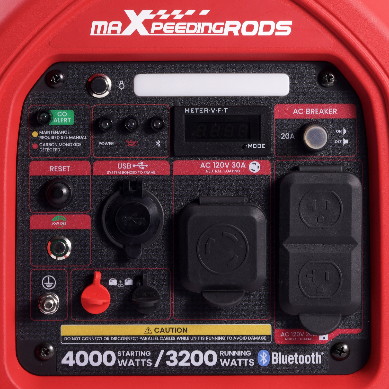 4000W Inverter Generator Portable Gas for Home Camping EV-Charging w/ Bluetooth