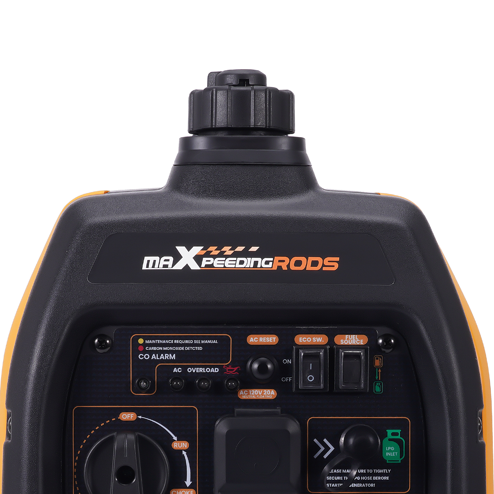 Dual Fuel 2500W Inverter Generator for Tailgating and Emergency Power
