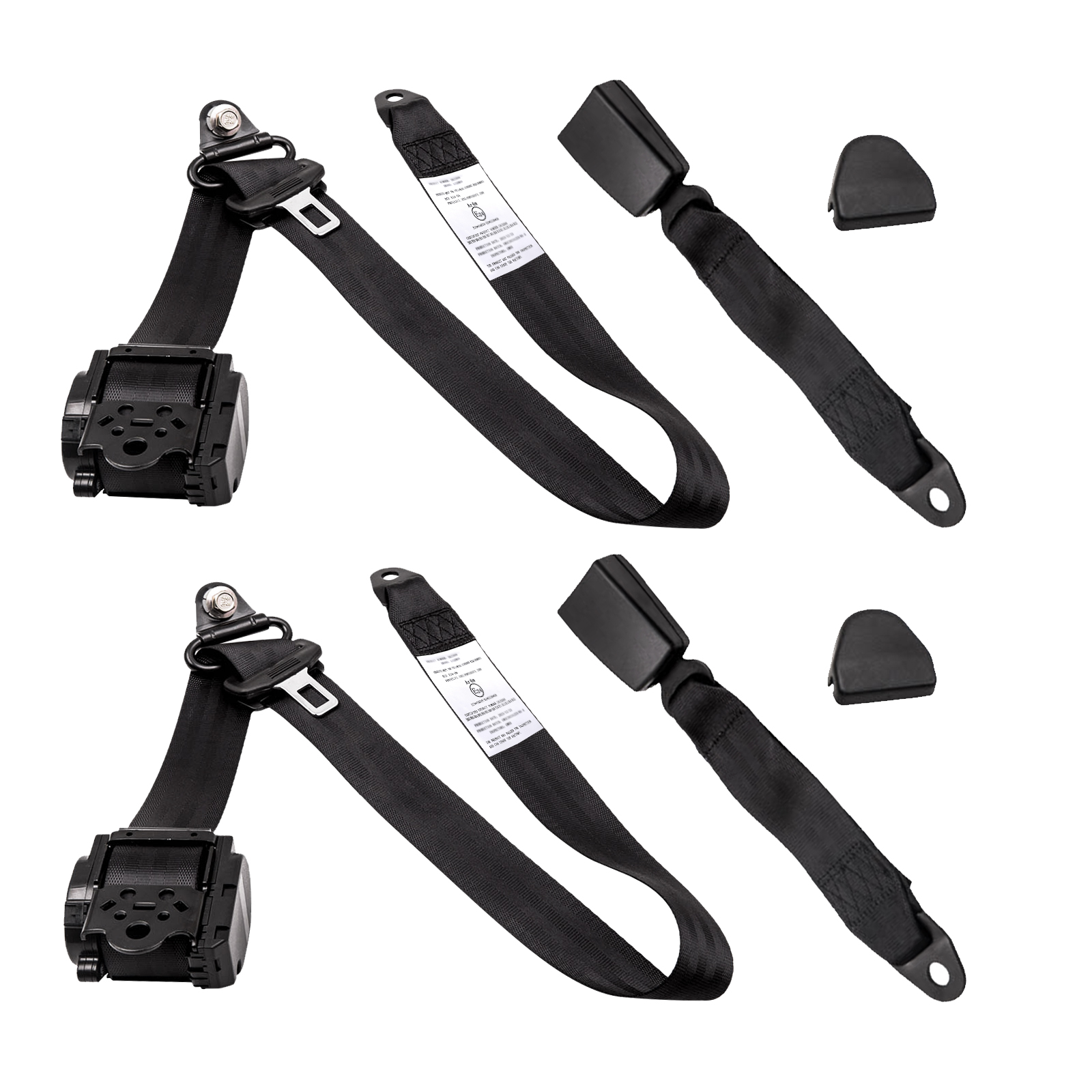 Adjustable & Retractable 3 Point Seat Belt Kit Adjustable Belt Safety Belt