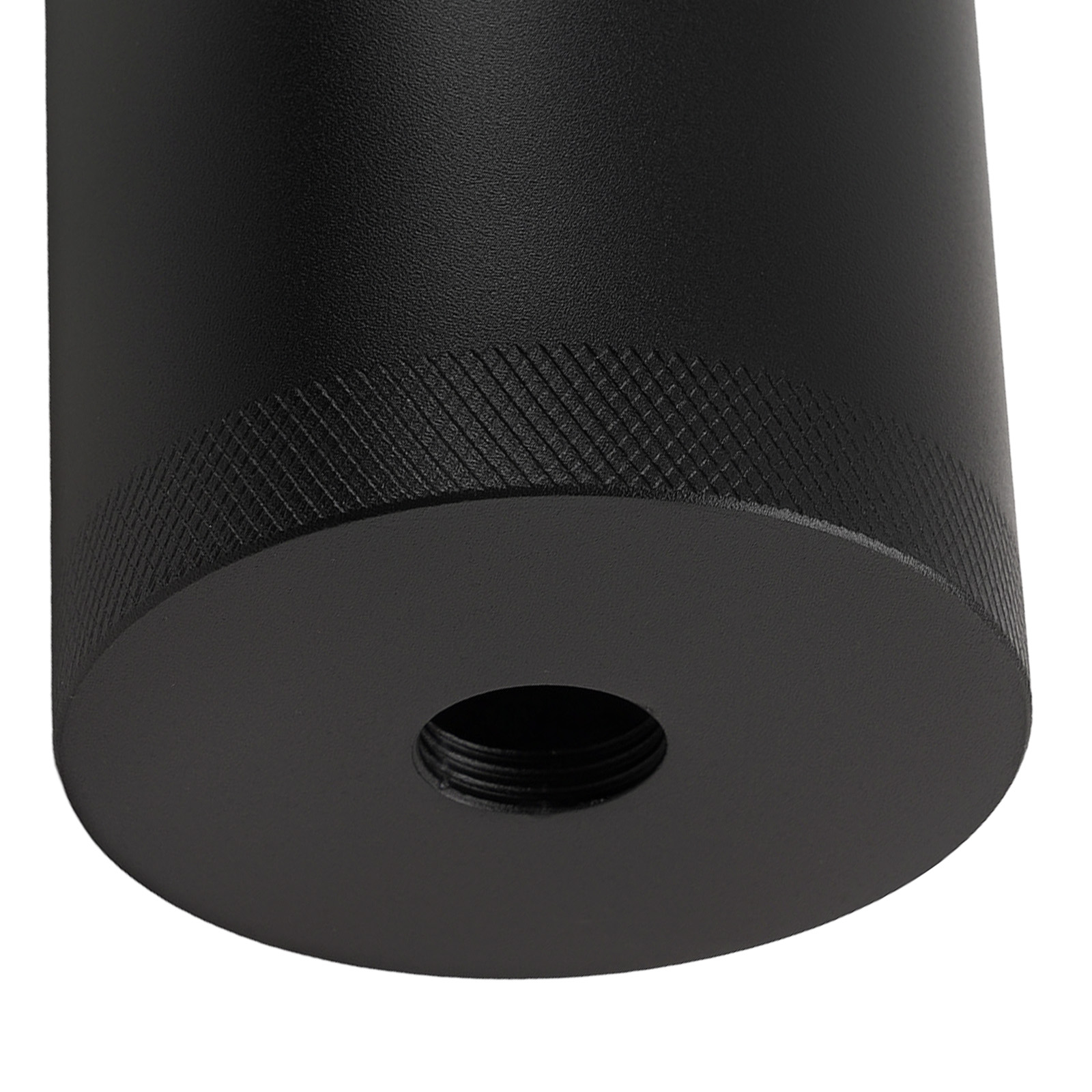Baffled Aluminum Oil Catch Can 2 Port Oil Catch Tank Reservoir Universal Black