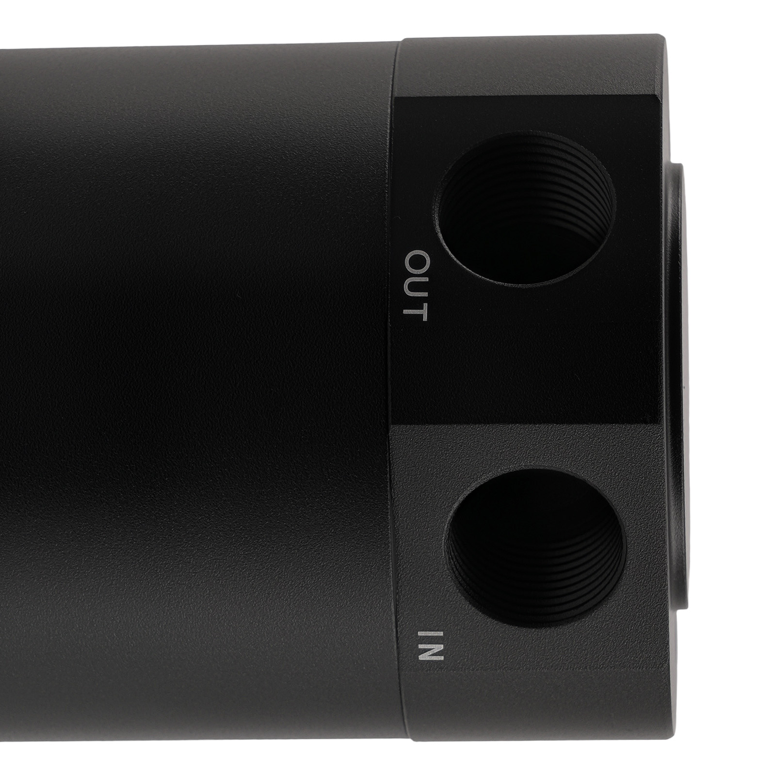 Baffled Aluminum Oil Catch Can 2 Port Oil Catch Tank Reservoir Universal Black