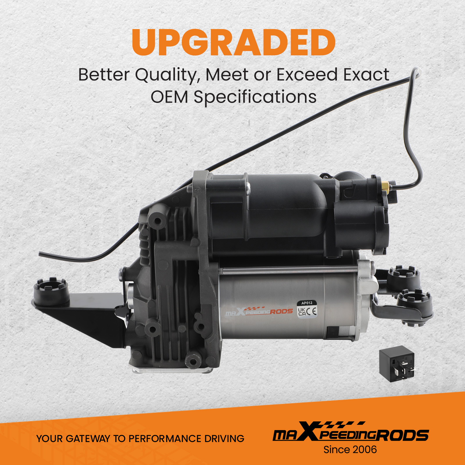Air suspension compressor pump
