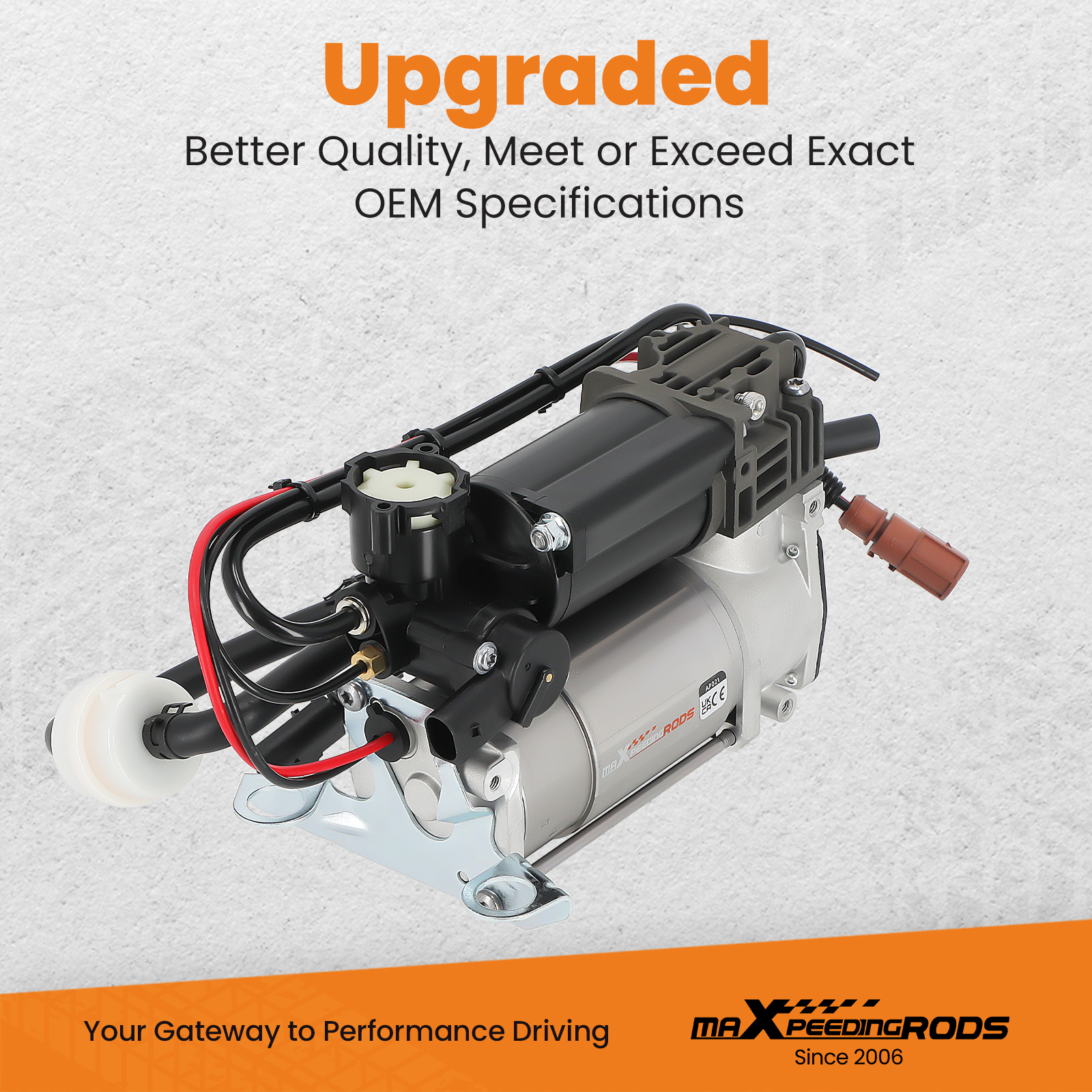 Air suspension compressor pump