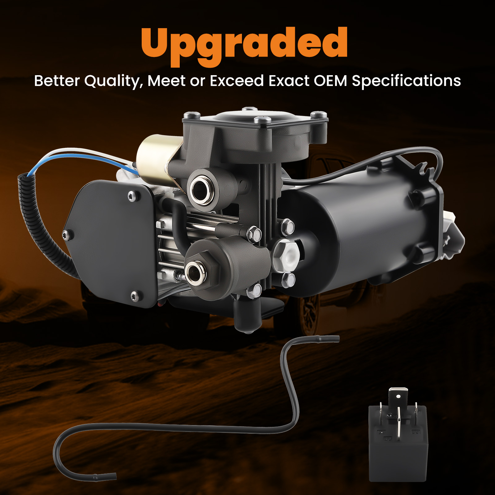 Air suspension compressor pump