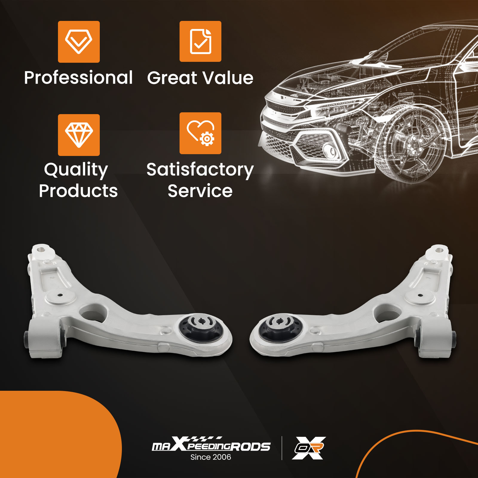 WHY CHOOSE OUR CONTROL ARM?